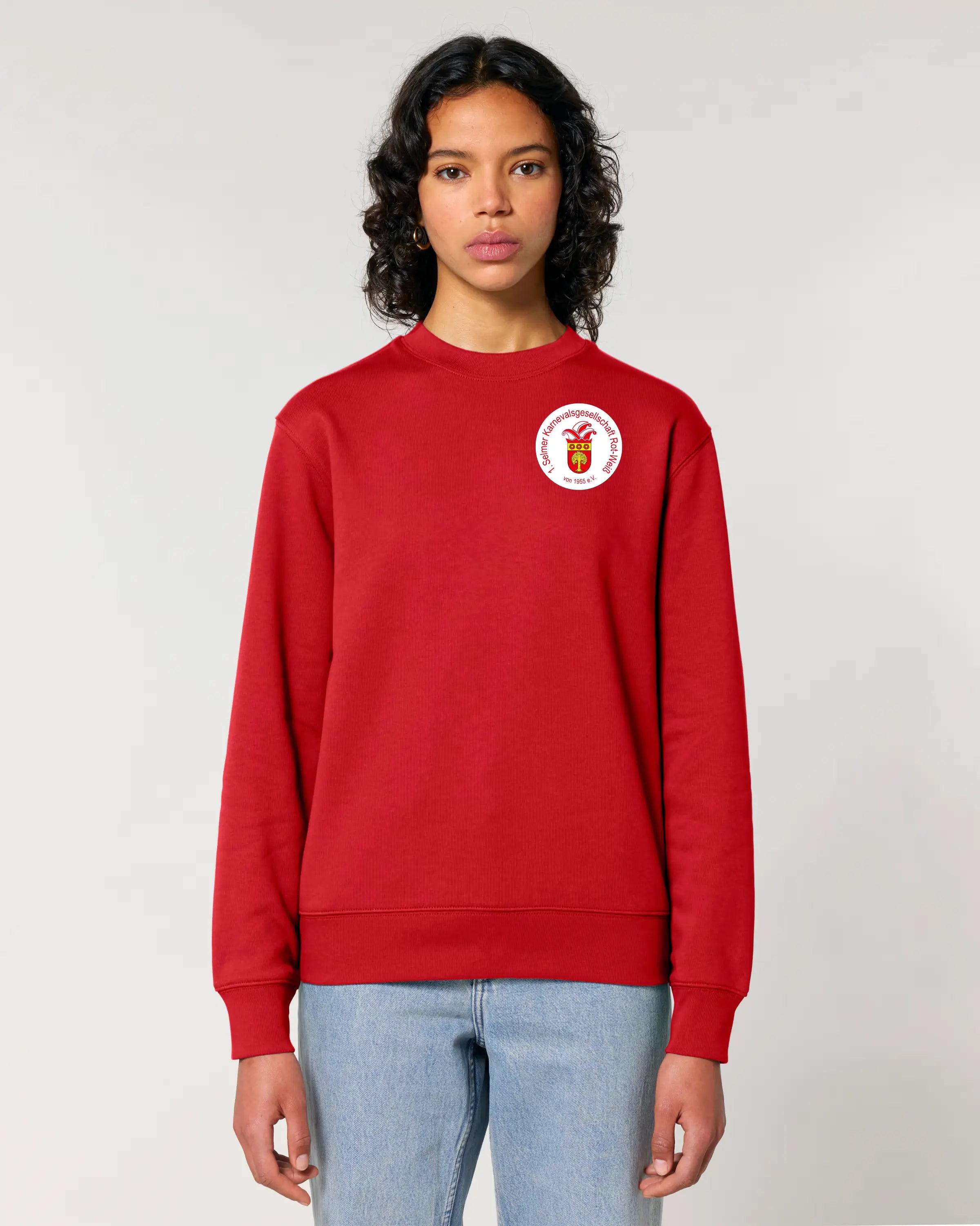 Unisex Crewneck Sweatshirt Red
