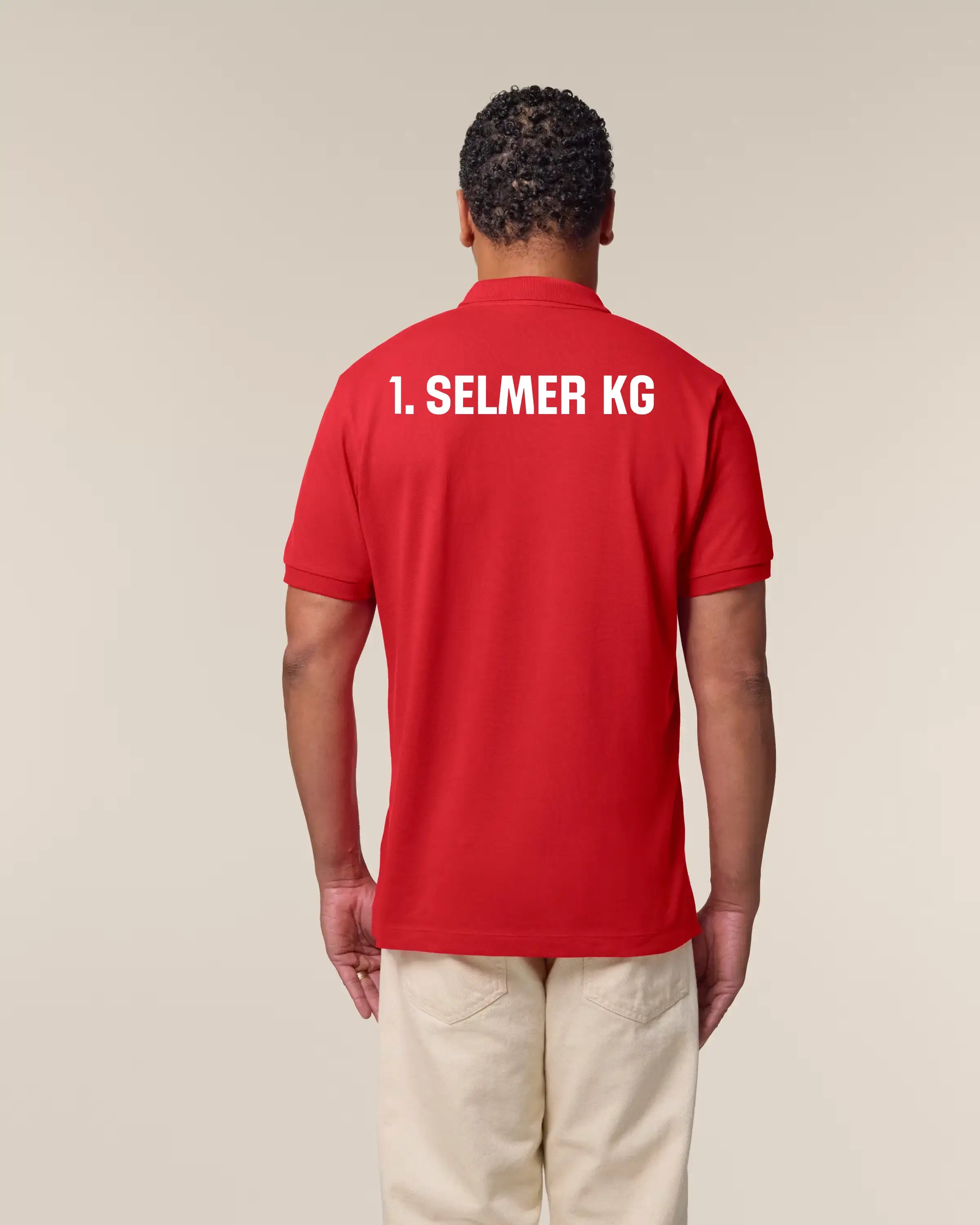 Herren Mid-Polo Rot